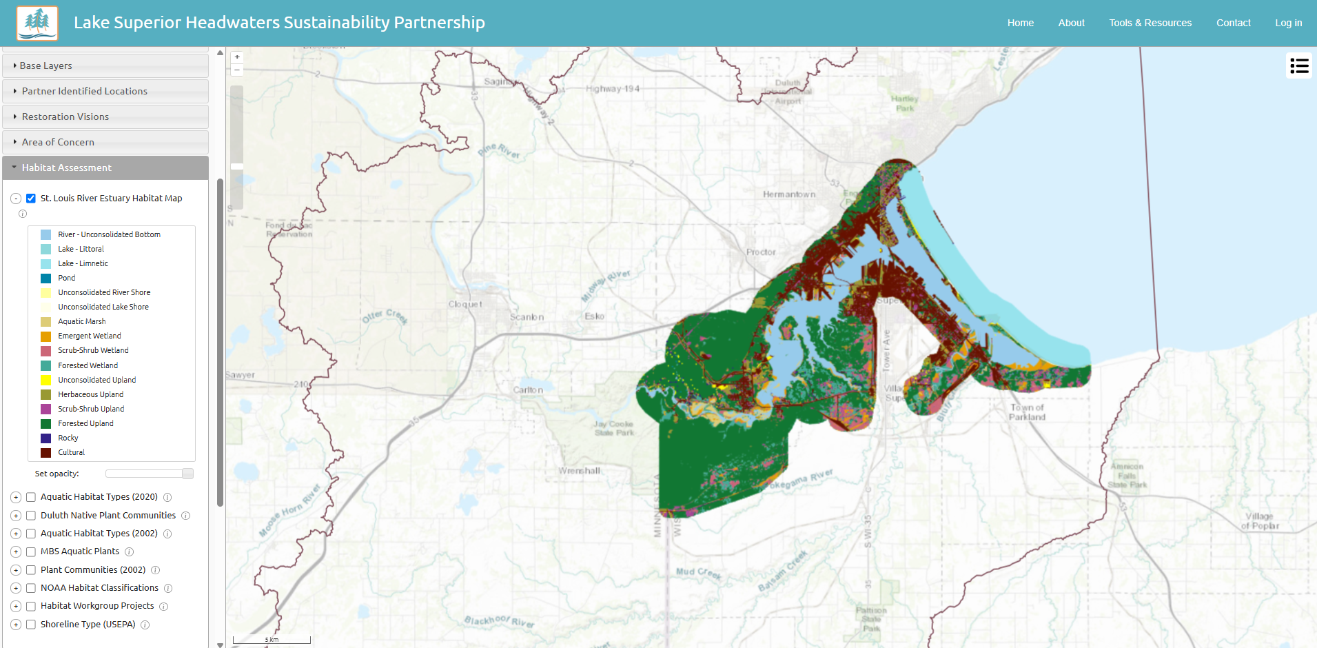 Habitat Map