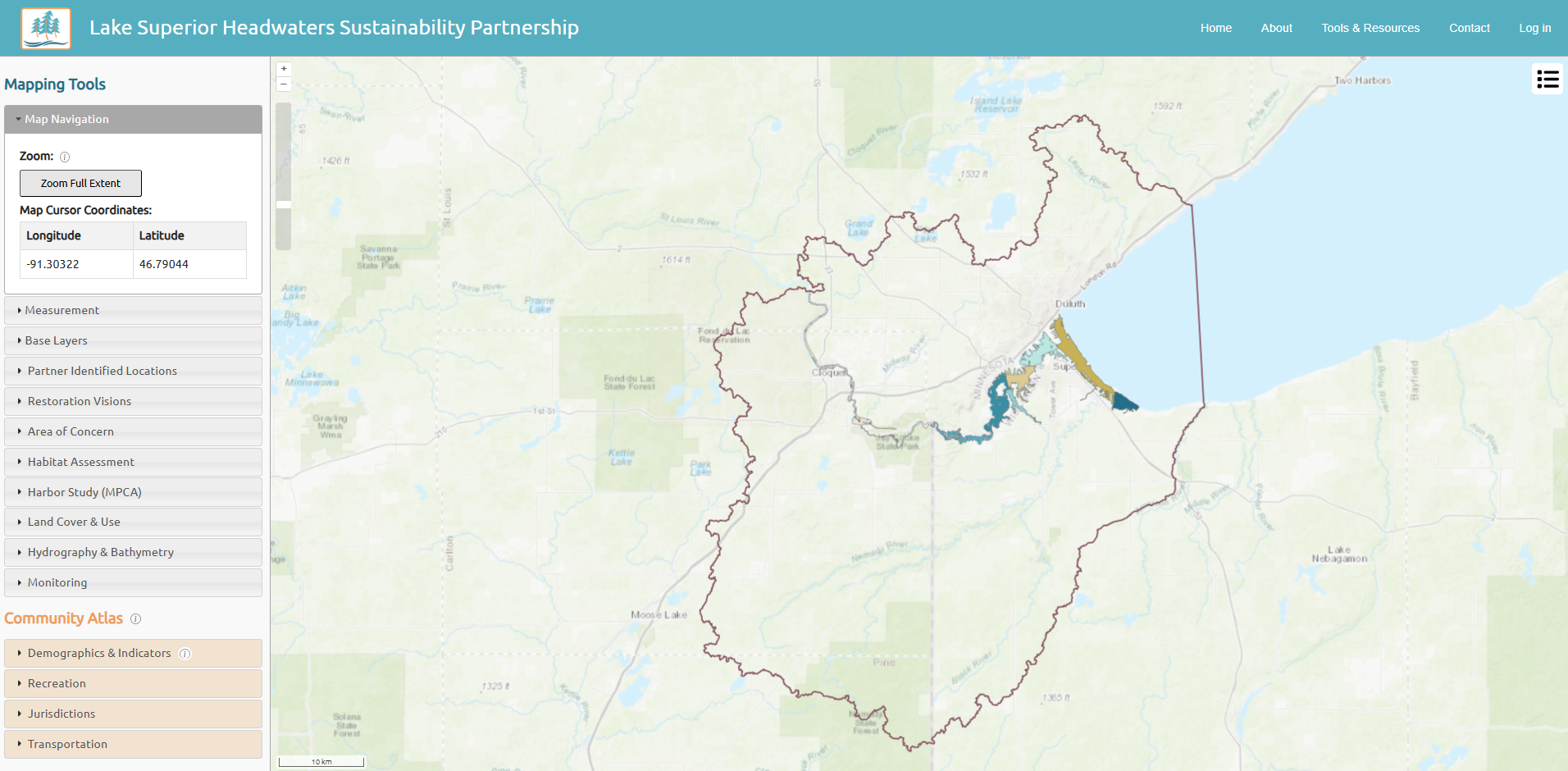 Mapping Tool screenshot
